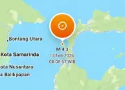 Gempa Donggala 13 Februari 2026 Magnitudo 4,3, Getaran Terasa Hingga Skala III MMI 12 Gempa Donggala 13 Februari 2026, Magnitudo 4,3 Guncang Pagi Hari hingga Skala III MMI