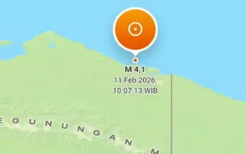 Gempa Magnitudo 4,1 Guncang Kabupaten Jayapura, Warga Rasakan Getaran Skala III MMI
