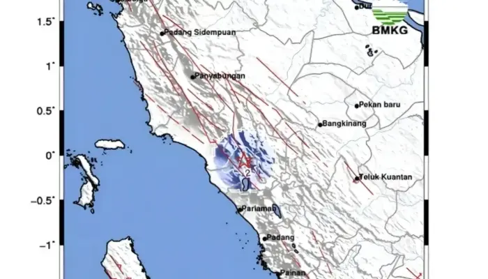 Gempa Bumi Guncang Pasaman Dini Hari, Tidak Timbulkan Kerusakan