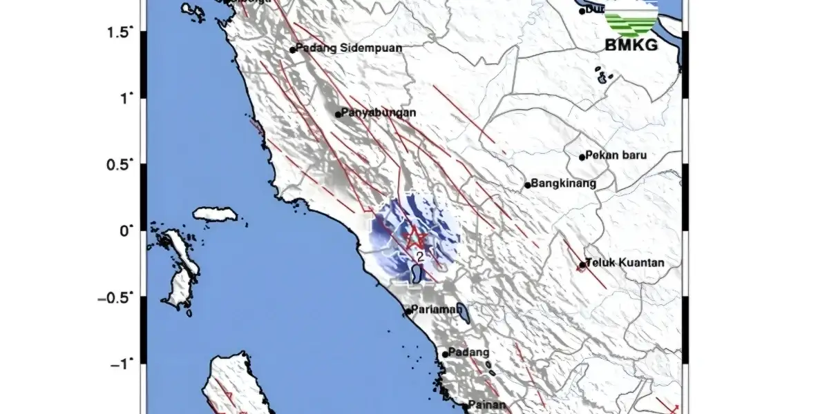 Gempa Terbaru Goyang Pasaman, Getarannya Terasa Sampai Bukittinggi