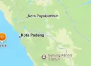 Gempa Terkini Guncang Sumatera Barat, Getaran Dirasakan hingga Padang dan Mentawai