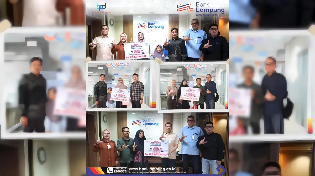 Grand Prize Undian Simpeda Lokal Resmi Diserahkan oleh Bank Lampung