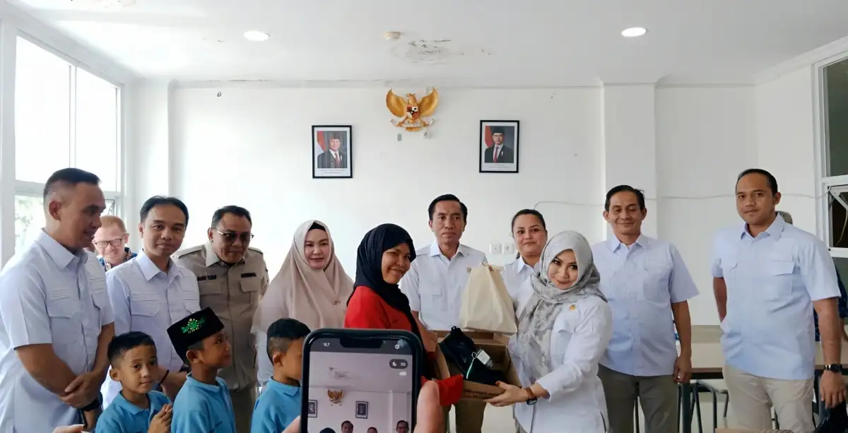 HUT ke-16, Fraksi Gerindra Bandar Lampung Gelar Kunjungan ke Sekolah Rakyat