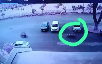 Hitungan Detik, Motor Wartawan Pemprov Lampung Hilang di Parkiran Balai Keratun