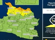Hujan Lebat Guyur Jawa Barat Pagi Ini, Pesisir hingga Karawang Diminta Waspada Petir dan Angin Kencang