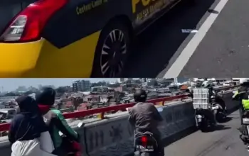 Insiden di Flyover Pasopati Bandung: Seorang Pria Terjatuh, Polisi Masih Menyelidiki