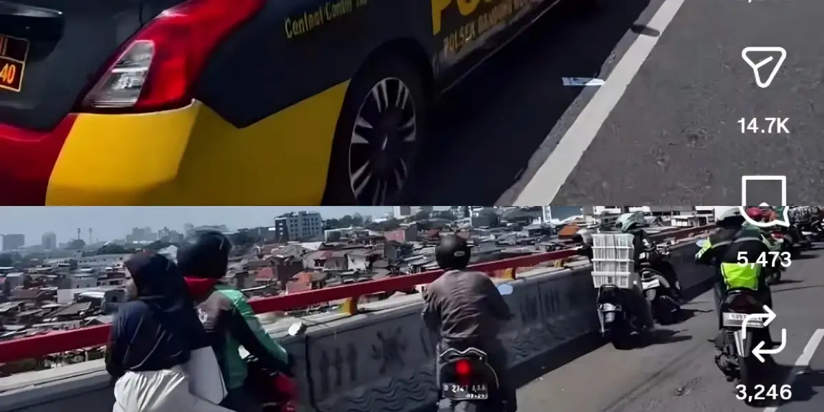 Insiden di Flyover Pasopati Bandung: Seorang Pria Terjatuh, Polisi Masih Menyelidiki