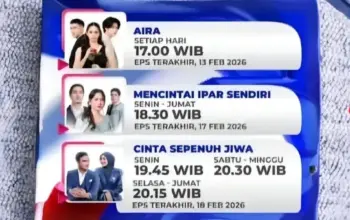 Jelang Ramadan 2026, RCTI Rombak Total Jadwal Sinetron: Tiga Tamat, Empat Judul Baru Mengisi Layar 3 Jelang Ramadan 2026, RCTI Rombak Jadwal Sinetron: Tiga Tamat, Empat Judul Baru Hadir