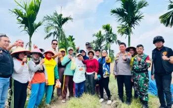 Jelang Ramadan, Polsek Tanjung Bintang Bersama Uspika Gencarkan Patroli Sambang Warga