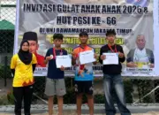 Lampung Raih Dua Emas dan Satu Perak di Kejurnas Gulat Invitasi U-12 dan U-15 Jakarta