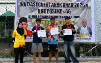 Lampung Raih Dua Emas dan Satu Perak di Kejurnas Gulat Invitasi U-12 dan U-15 Jakarta
