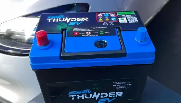 Massiv Thunder EV: Aki 12V Khusus Mobil Listrik Pertama di Indonesia