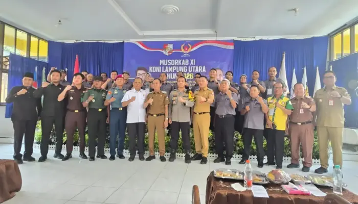 KONI Lampung Utara Gelar Musorkab XI, Dorong Sinergi dan Kebangkitan Prestasi Olahraga