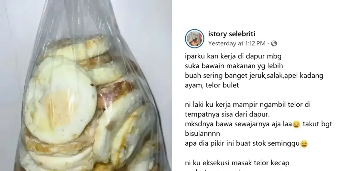 Netizen Heboh, Makanan Lebih Dapur MBG Dibawa Pulang Pekerja, Porsinya Terlalu Banyak