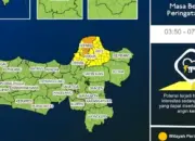 Pagi Hari di Jawa Tengah Dilanda Cuaca Ekstrem, BMKG Prediksi Hujan dan Petir di Pati–Demak
