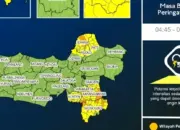 Cuaca Ekstrem Mengintai Jawa Tengah Pagi Ini, Hujan Lebat Disertai Petir Berpotensi Meluas 9 Pagi Ini Jawa Tengah Diguyur Hujan Lebat Disertai Petir, Ini Daftar Wilayah Terdampak