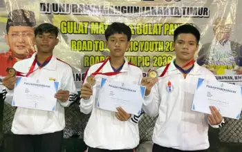 Pegulat Muda Lampung Borong Medali di Kejurnas Invitasi Gulat U-12 dan U-15