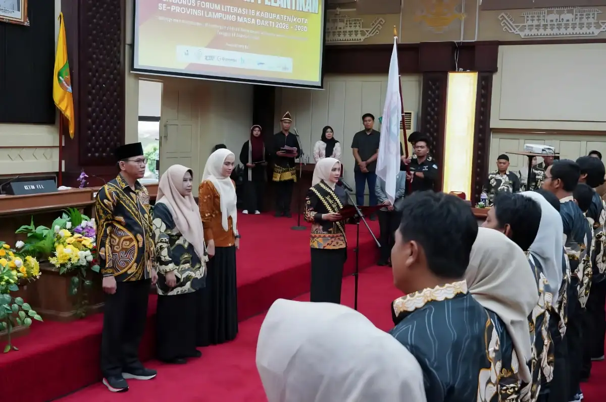 Pemprov Lampung Kukuhkan Forum Literasi Daerah untuk Tingkatkan Daya Saing SDM