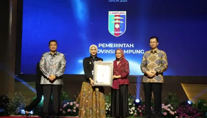 Berhasil Tingkatkan SAKIP, Pemprov Lampung Raih Penghargaan KemenPAN-RB