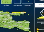 Prakiraan Cuaca Jawa Timur Pagi Ini: Hujan Lebat Berpotensi Disertai Petir Hingga Surabaya
