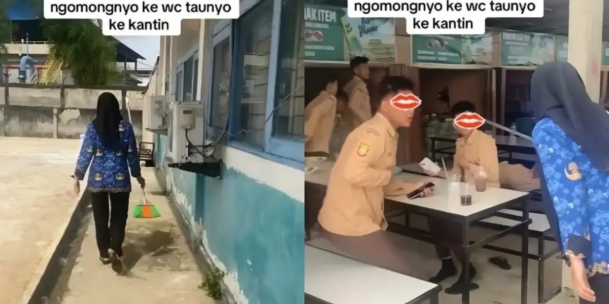 Relate Banget! Siswa SMA di Palembang Ketahuan Nongkrong di Kantin Saat Jam Pelajaran