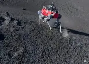 Robot Anjing Diterjunkan di Etna untuk Prediksi Letusan Gunung Api