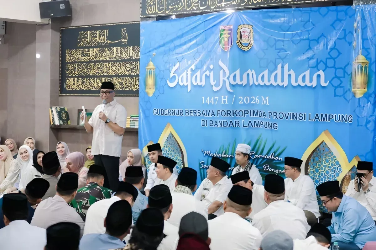 Safari Ramadan di Bandar Lampung, Gubernur Mirza Ajak Masyarakat Bergotong Royong Bangun Daerah