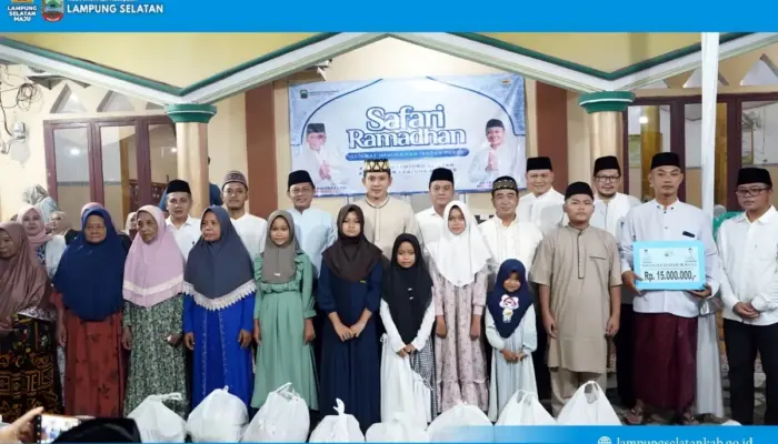 Safari Ramadan di Tanjung Bintang, Bupati Egi Ajak Warga Kolaborasi Bangun Lampung Selatan