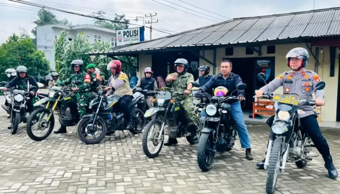 Jelang Ramadan 1447 H, Polsek dan Koramil Tanjung Bintang Gelar Patroli Skala Besar