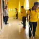 Sambut Ramadan, Polsek Tanjung Bintang Gelar Aksi Bersih-Bersih Masjid dan Mushola