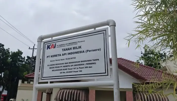 Perkuat Legalitas Aset Negara, KAI Divre I Sumut Sertifikasi Lebih dari 1 Juta Meter Persegi Lahan Sepanjang 2025