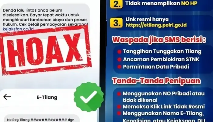 Waspada Pesan Tilang ETLE Palsu via WhatsApp dan SMS, Ini Cara Mengenali yang Resmi