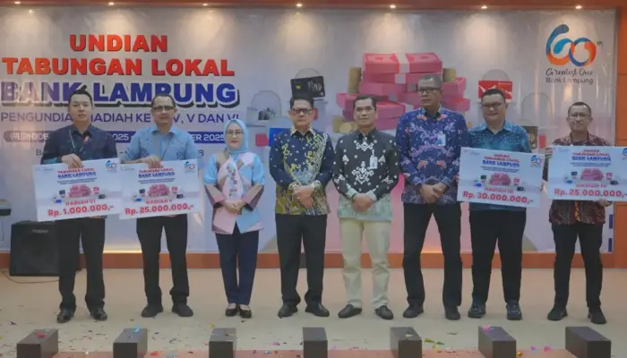 Undian Tabungan Lokal Bank Lampung Resmi Dimulai, Total Hadiah Rp1 Miliar