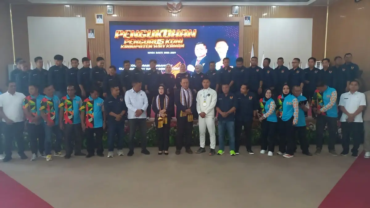 Usai Dilantik, Pengurus KONI Way Kanan Didorong Kolaborasi Cari Atlet Potensial di Desa-Desa