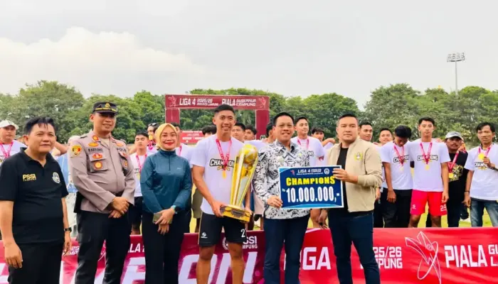 Tanggamus Farmer Angonsaka FC Juara Liga 4 Lampung 2026, Siap Perkuat Skuad Hadapi Tingkat Nasional