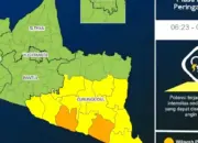 Warga Gunungkidul Diminta Waspada, Hujan Lebat Disertai Petir Diprediksi Pagi Ini