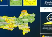 Waspada Cuaca Ekstrem, Hujan Lebat dan Petir Berpotensi Melanda Hampir Seluruh Jawa Tengah Pagi Ini