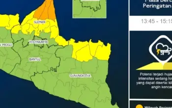 Waspada Cuaca Ekstrem Siang Ini, Hujan Lebat Berpetir Berpotensi Guyur DIY 3 Waspada Cuaca! Hujan Lebat Berpetir Berpotensi Landa DIY Siang Ini