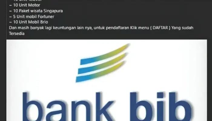 Waspada! Link Undian Bank BJB di Facebook Terindikasi Modus Penipuan
