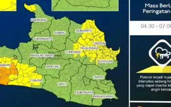 Waspada! Peringatan Dini Cuaca Jawa Barat: Hujan Lebat dan Angin Kencang Pagi Ini