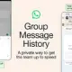 WhatsApp Luncurkan Fitur Group Message History, Pengguna Bisa Lihat Pesan Lama