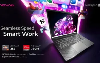 Advan Workplus AI Resmi Hadir dengan Prosesor Ryzen 7 dan Performa Gaming