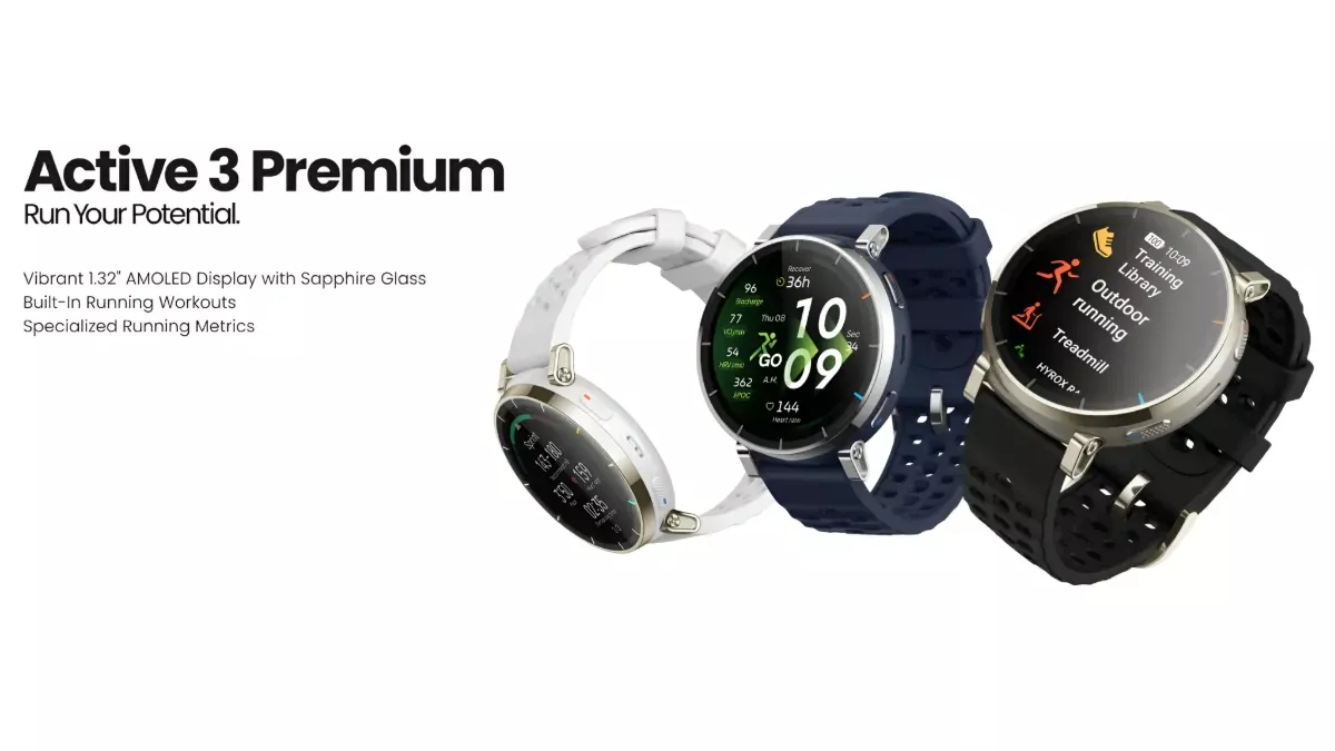 Amazfit Active 3 Premium Resmi Dirilis, Smartwatch untuk Para Pelari