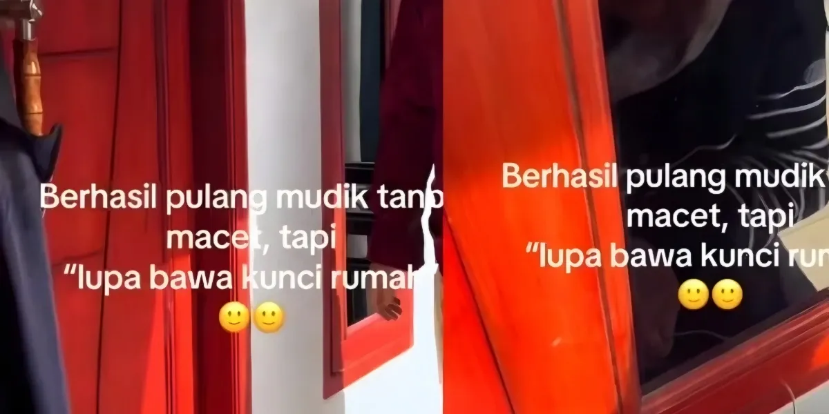 Arus Balik Mudik Lancar, Keluarga Ini Justru Terjebak di Luar Rumah karena Lupa Bawa Kunci