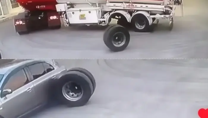 Ban Mobil Tangki Pertamina Lepas di SPBU, Menggelinding Kenai Kendaraan Lain