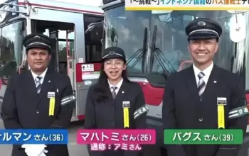Tiga Sopir Bus Indonesia Sukses Kerja di Jepang Lewat Tokutei Ginou, Mahatmi Jadi Perhatian 4 Bangga 3 Sopir Bus Indonesia Tembus Kerja di Jepang Lewat Program Tokutei Ginou