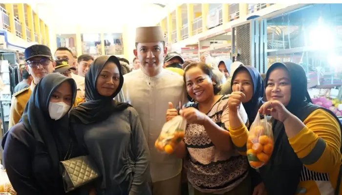 Bupati Lampung Selatan Sidak Pasar Natar, Pastikan Harga Sembako Stabil Jelang Lebaran