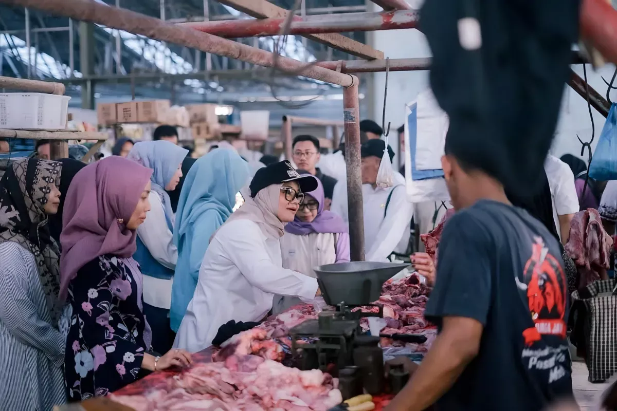 Bupati Lampung Timur Temukan Harga Daging Sapi Rp150 Ribu per Kilo Jelang Idulfitri