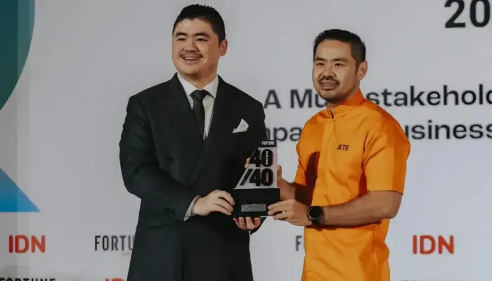 CEO JETE Jhonny Thio Doran Masuk Daftar Fortune 40 Under 40, Bukti Kejayaan Brand Lokal di Kancah Global