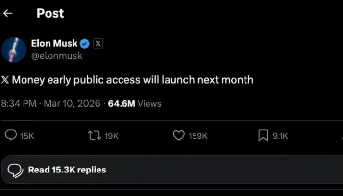 Elon Musk Siap Luncurkan X Money, Tawarkan Bunga Simpanan 6 Persen